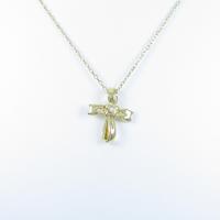 ミキモト クロス ダイヤモンドネックレス