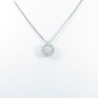【新品】プラチナダイヤモンドネックレス 0．546ct・F・SI2・GOOD