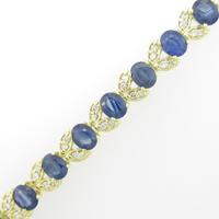 K18YG サファイヤブレスレット