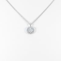 【リメイク】プラチナダイヤモンドネックレス 0．455ct・E・SI2・3EXT