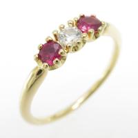 K18YG ルビーリング