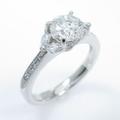 【リメイク】プラチナダイヤモンドリング 1．029ct・F・SI1・GOOD
