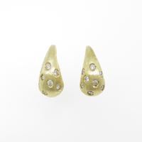750YG ダイヤモンドピアス