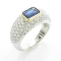 PT／750YG サファイヤリング