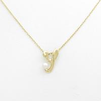 タサキ イニシャルY アコヤパールネックレス