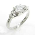 プラチナダイヤモンドリング 0．780ct・F・VS1・EXT5％引き
