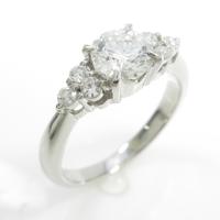 プラチナダイヤモンドリング 0．780ct・F・VS1・EXT5％引き