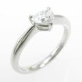 プラチナダイヤモンドリング 0．504ct・D・IF・ハートシェイプ