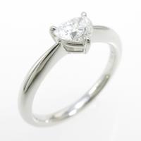 プラチナダイヤモンドリング 0．504ct・D・IF・ハートシェイプ