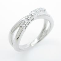 K18WG ダイヤモンドリング