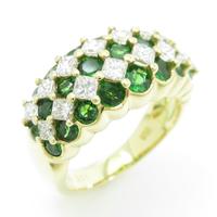 K18YG グリーンガーネットリング10％引き