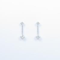 【新品】プラチナダイヤモンドピアス 0．255ct・0．253ct・G・SI2・GOOD