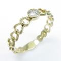 750YG ダイヤモンドリング