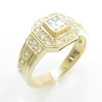 K18YG ダイヤモンドリング