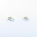 【リメイク】K18PG ダイヤモンドピアス 0．567ct・0．589ct・LB・SI1・GOOD