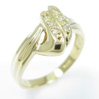 K18YG ダイヤモンドリング