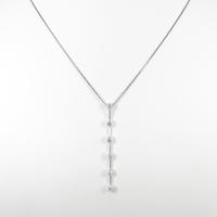 LINE ダイヤモンドネックレス