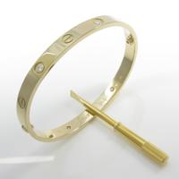 カルティエ ラブブレスレット ハーフダイヤ 4P