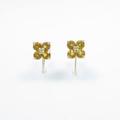 タサキ フラワー シトリンイヤリング