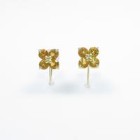 タサキ フラワー シトリンイヤリング