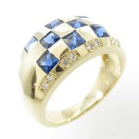 K18YG サファイヤリング