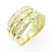 K18YG ダイヤモンドリング