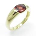 K18YG ガーネットリング