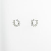 【リメイク】K18WG ダイヤモンドピアス