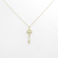 【リメイク】K18YG キー ダイヤモンドネックレス