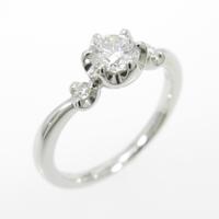 サマンサティアラ ダイヤモンドリング 0．254ct・F・SI2・VG