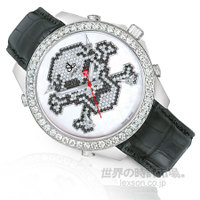 ジェイコブ(JACOB&CO)　　JC-MSKULL7D　スカル　ファイブタイムゾーン