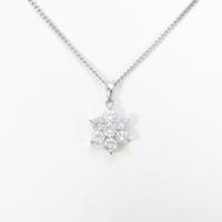 PT フラワー ダイヤモンドネックレス