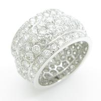 750WG フルエタニティ ダイヤモンドリング