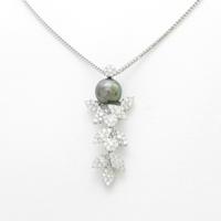 750WG クロチョウパールネックレス