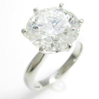 【リメイク】プラチナダイヤモンドリング 5．343ct・I・SI2・VG