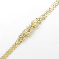 750YG ダイヤモンドブレスレット