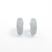 PT／K14WG パヴェ ダイヤモンドイヤリング