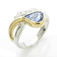 PT／K18YG サファイヤリング30％引き
