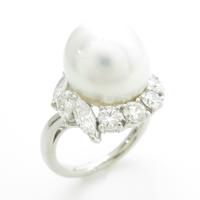 ミキモト シロチョウパールリング