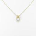 【リメイク】K18YG ダイヤモンドネックレス 0．310ct・G・SI2・EXT