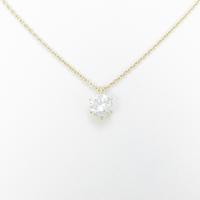 【リメイク】K18YG ダイヤモンドネックレス 1．000ct・D・SI1・GOOD