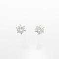 【リメイク】プラチナダイヤモンドピアス 0．211ct・0．226ct・E・SI1?2・GOOD