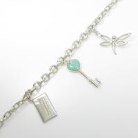 ティファニー ハートキー エナメルブレスレット