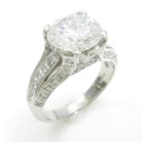 プラチナダイヤモンドリング 2．652ct・G・I1・GOOD