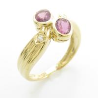 18KYG ルビーリング