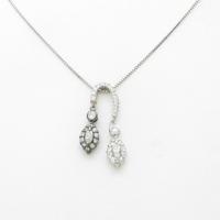 K18WG／K18BG／750WG ダイヤモンドネックレス