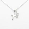 ヴァンドーム クロス ダイヤモンドネックレス