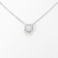 【新品】プラチナダイヤモンドネックレス 0．254ct・E・SI2・VG