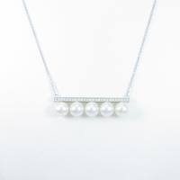 タサキ バランス ダイヤモンド パヴェ ネックレス