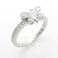 ティファニー バタフライ ダイヤモンドリング